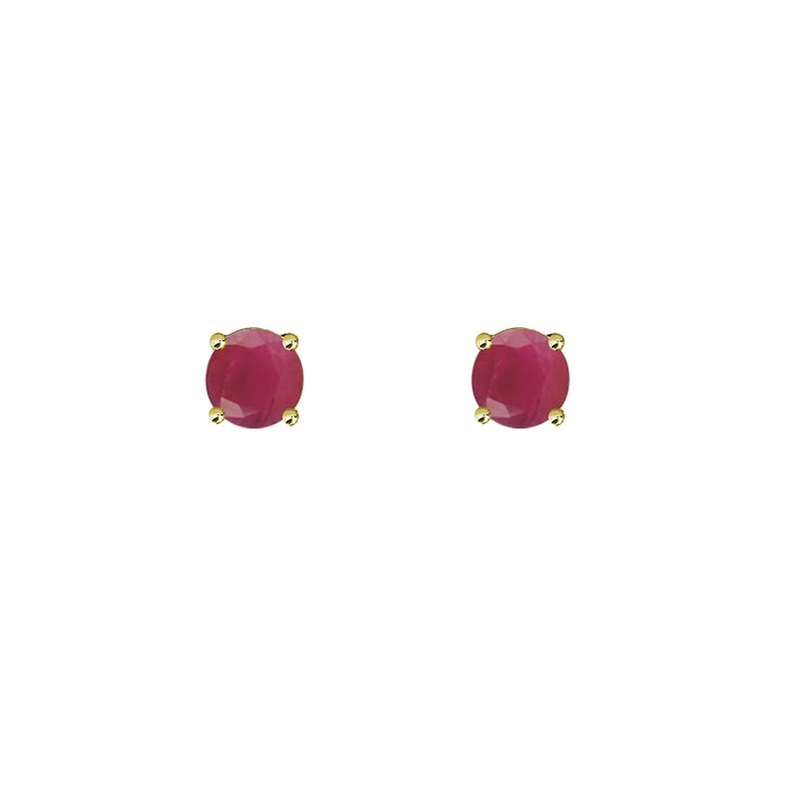 Amore Majestic Ruby Stud Earrings