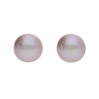 Pink Freshwater Pearl 9ct White Gold Stud Earrings 7mm - Michael Jones Jeweller