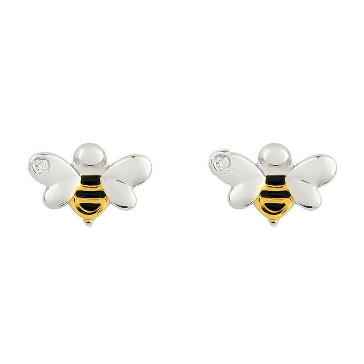 Childs D for Diamond Bee Stud Earrings