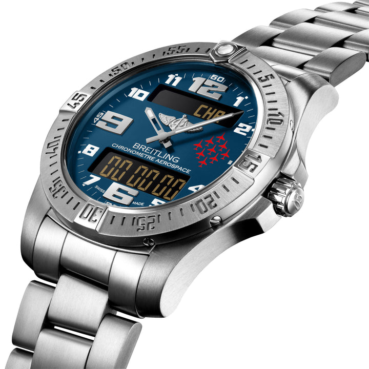 Breitling Aerospace Red Arrows Special Edition 43mm Chronograph Quartz Watch E793636E1C1E1 - Michael Jones Jeweller