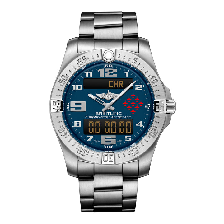 Breitling Aerospace Red Arrows Special Edition 43mm Chronograph Quartz Watch E793636E1C1E1 - Michael Jones Jeweller