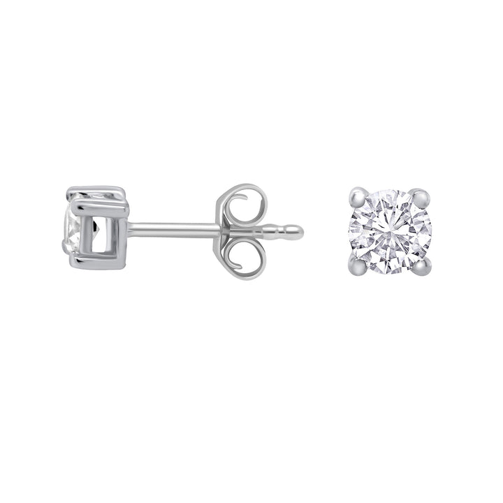 Diamond 0.33ct Platinum Stud Earrings