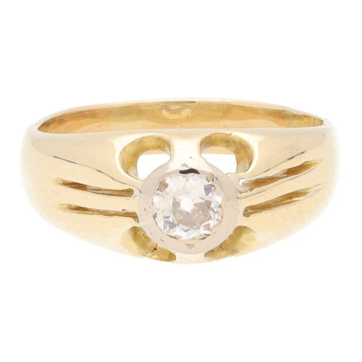 Pre-Owned Diamond Yellow Gold Feature Setting Ring - Michael Jones Jeweller