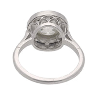 Pre-owned Diamond 2.43ct and Sapphire Platinum Ring - Michael Jones Jeweller