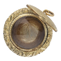 Pre-Owned Engine-Turned Domed Locket
