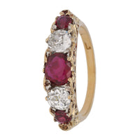 Pre-Owned Ruby and Diamond Ring