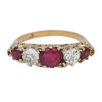 Pre-Owned Ruby and Diamond Ring