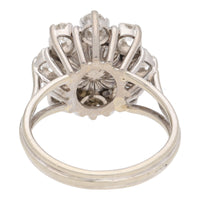 Pre-Owned Pearl and Diamond Cluster Ring - Michael Jones Jeweller