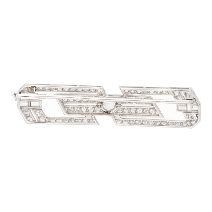 Pre-Owned Diamond French Brooch - Michael Jones Jeweller