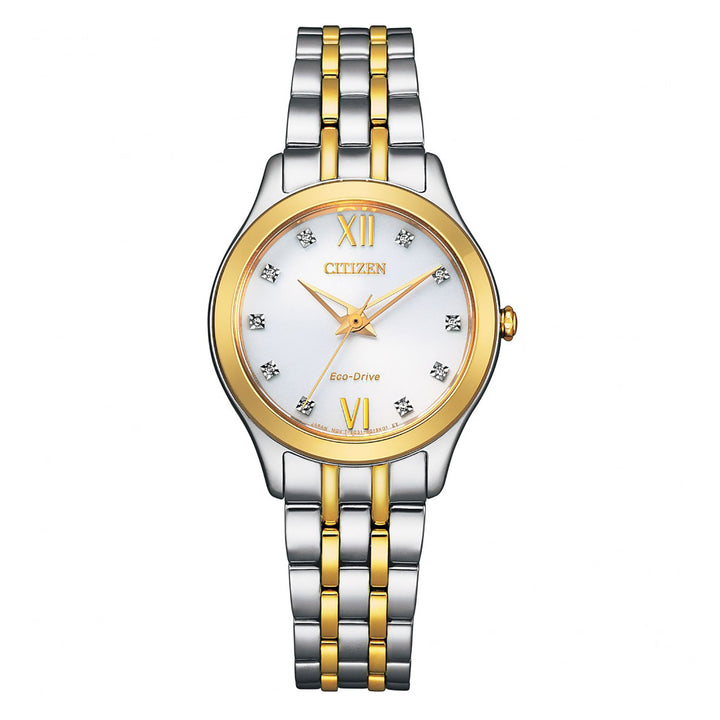 Citizen Eco-Drive Diamond Dial Ladies Watch EM1014-50A - Michael Jones Jeweller