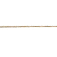 18ct Yellow Gold 16 Inch Curb Link Chain