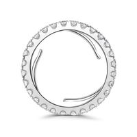 Diamond 1.50ct Evolution Platinum Full Eternity Ring by Brown and Newirth - Michael Jones Jeweller