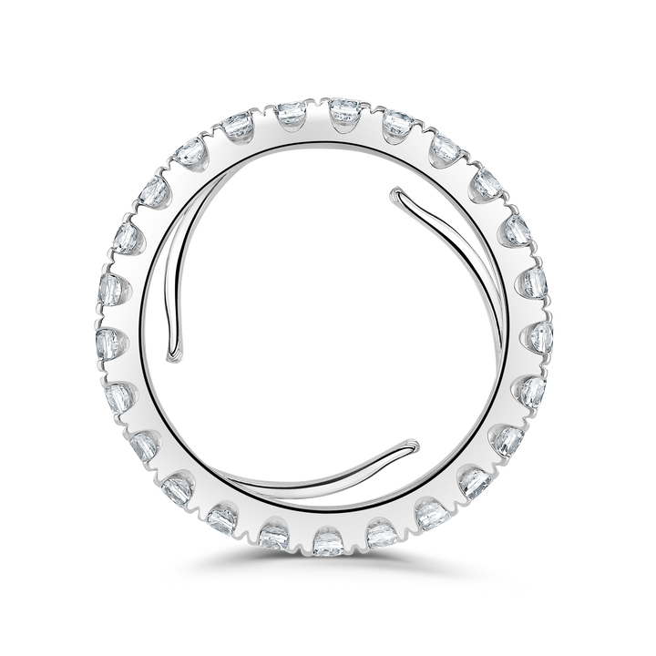 Diamond 2.09ct Evolution Platinum Full Eternity Ring by Brown & Newirth