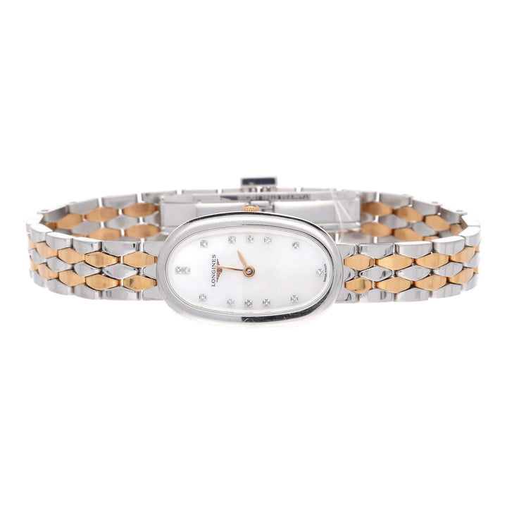 Pre-Owned Longines Symphonette Diamond Set Quartz Watch L23055877 - Michael Jones Jeweller