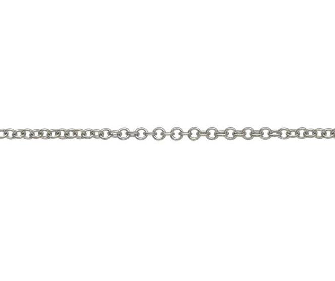 18ct White Gold 18Inch Trace Chain - Michael Jones Jeweller