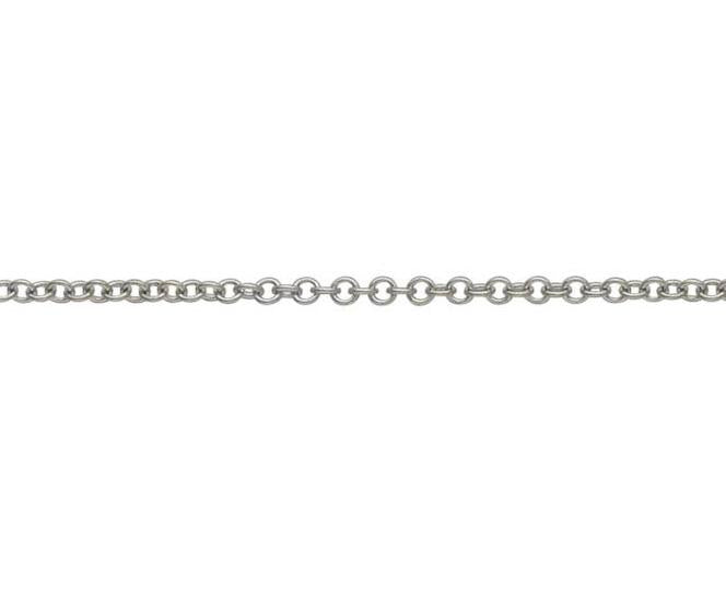 18ct White Gold 18Inch Trace Chain