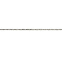 18ct White Gold 16 Inch Filed Spiga Link Chain