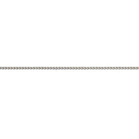 9ct White Gold 16 Inch Spiga Link Chain