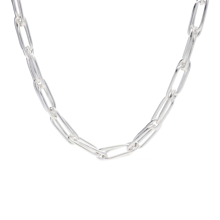 Double Oval Open Link Necklace - Michael Jones Jeweller