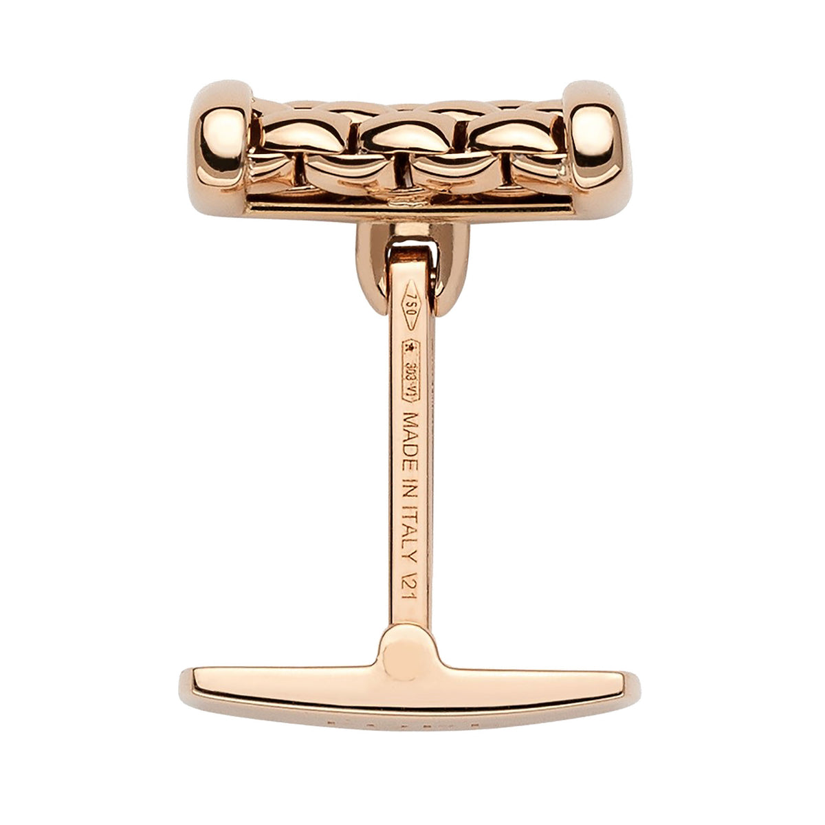 FOPE Panorama 18ct Rose Gold Cufflinks - Michael Jones Jeweller