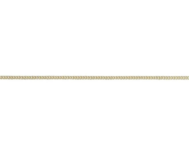 9ct Yellow Gold 16 Inch Curb Link Chain