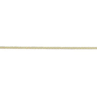 9ct Yellow Gold 18 Inch Filed Curb Link Chain