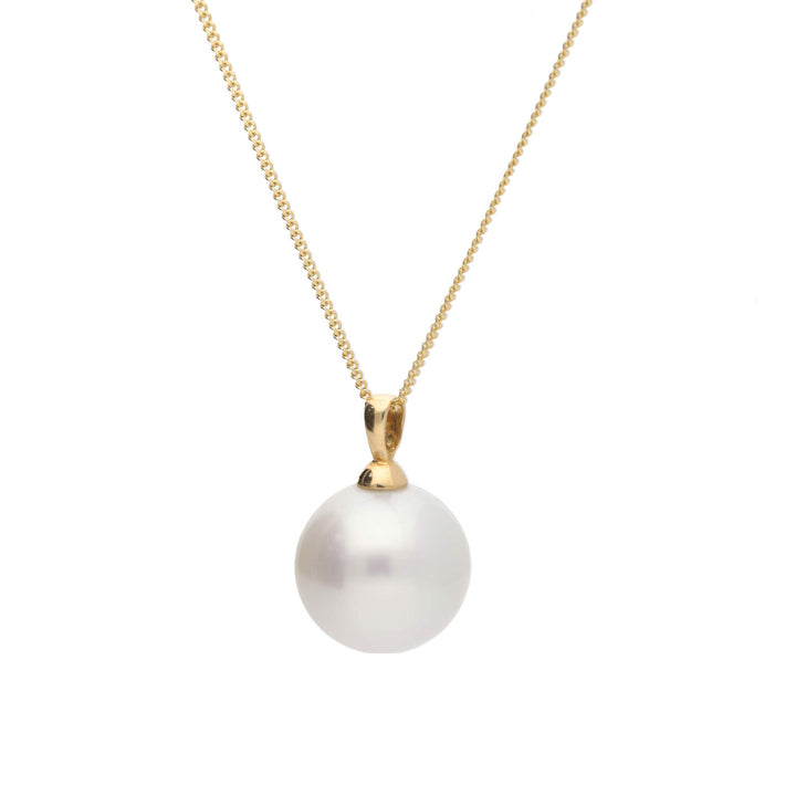 South Sea Pearl 18ct Yellow Gold Pendant - Michael Jones Jeweller