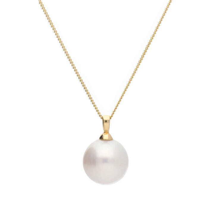 South Sea Pearl 18ct Yellow Gold Pendant - Michael Jones Jeweller
