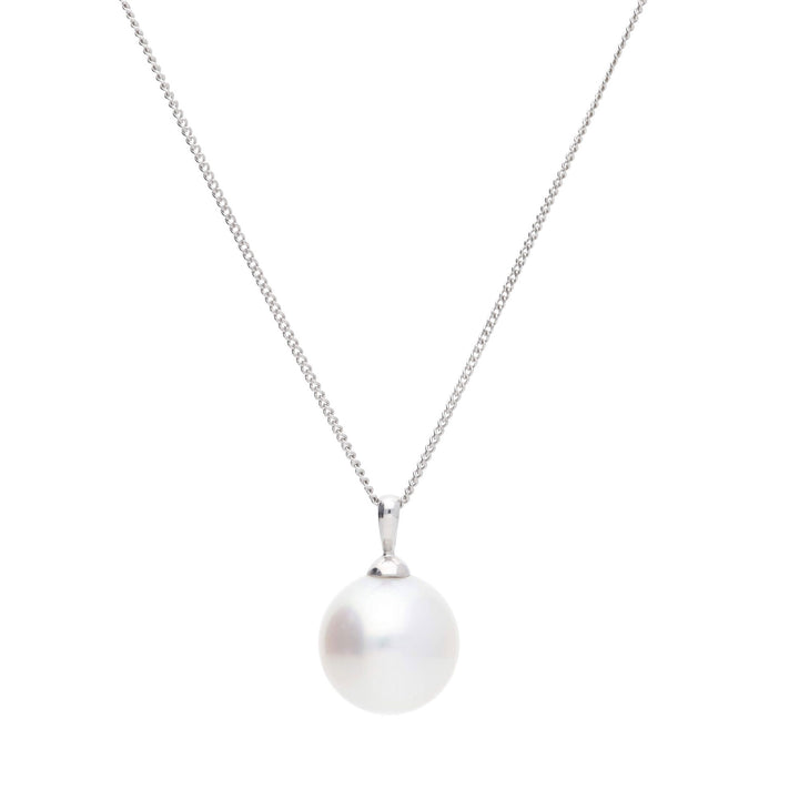 South Sea Pearl 18ct White Gold Pendant - Michael Jones Jeweller