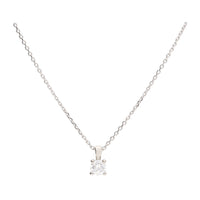 Diamond 0.42ct Solitaire Platinum Necklace - Michael Jones Jeweller