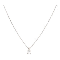 Diamond 0.42ct Solitaire Platinum Necklace - Michael Jones Jeweller