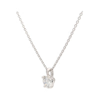 Diamond 0.83ct Solitaire Platinum Necklace - Michael Jones Jeweller