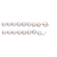 Grey Freshwater Pearl 9ct White Gold Necklet - Michael Jones Jeweller
