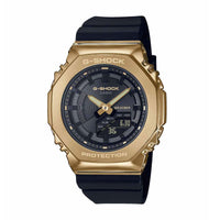 Casio G-Shock Black x Gold 2100 Series Quartz Watch GM-S2100GB-1AER