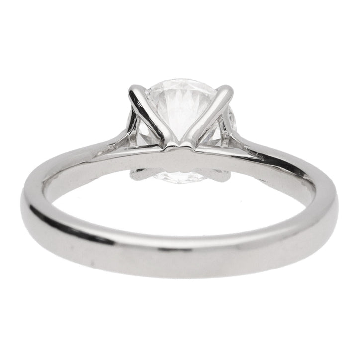 Diamond 1.51ct E SI1 Platinum Single Stone Ring - Michael Jones Jeweller