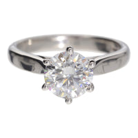 Diamond 1.51ct E SI1 Platinum Solitaire Ring - Michael Jones Jeweller