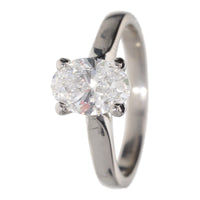 Lab Grown Diamond 1.21ct D VVS2 Platinum Solitaire Ring - Michael Jones Jeweller