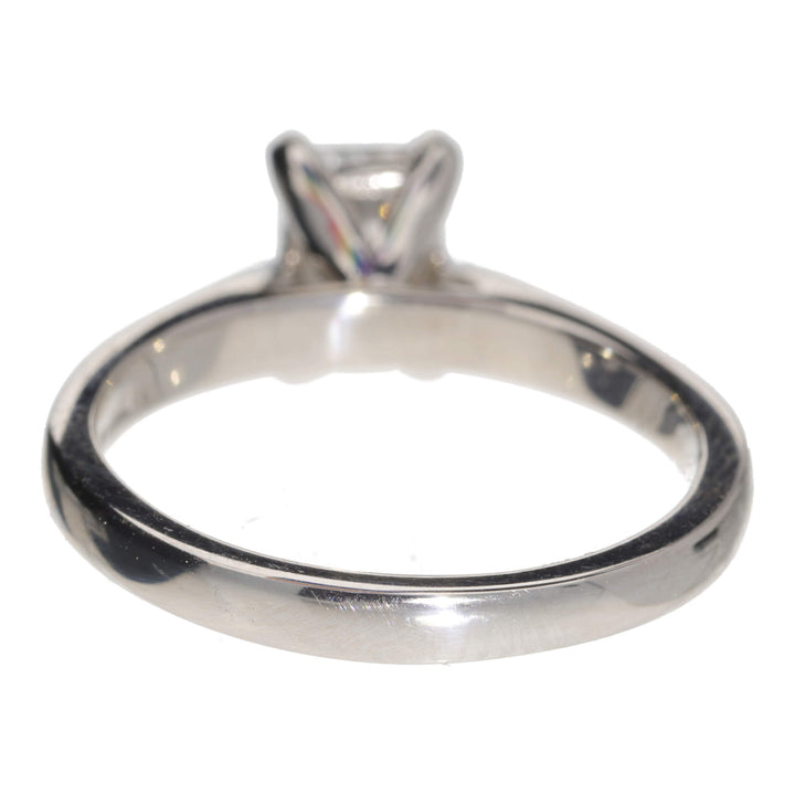 Lab Grown Diamond 1.00ct E VS1 Platinum Radiant Cut Solitaire Ring - Michael Jones Jeweller