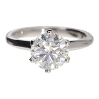 Diamond 2.20ct G SI1 Platinum Solitaire Ring