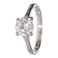 Diamond 1.20ct G VS2 Platinum Solitaire Ring - Michael Jones Jeweller