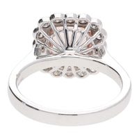 Morganite and Diamond 18ct White Gold Ring - Michael Jones Jeweller