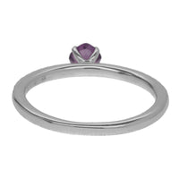 Ntinga Purple Sapphire and Diamond 18ct White Gold Ring