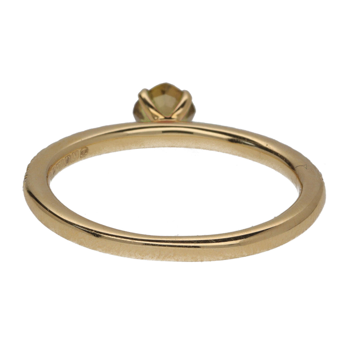 Ntinga Yellow Sapphire and Diamond 18ct Yellow Gold Ring - Michael Jones Jeweller
