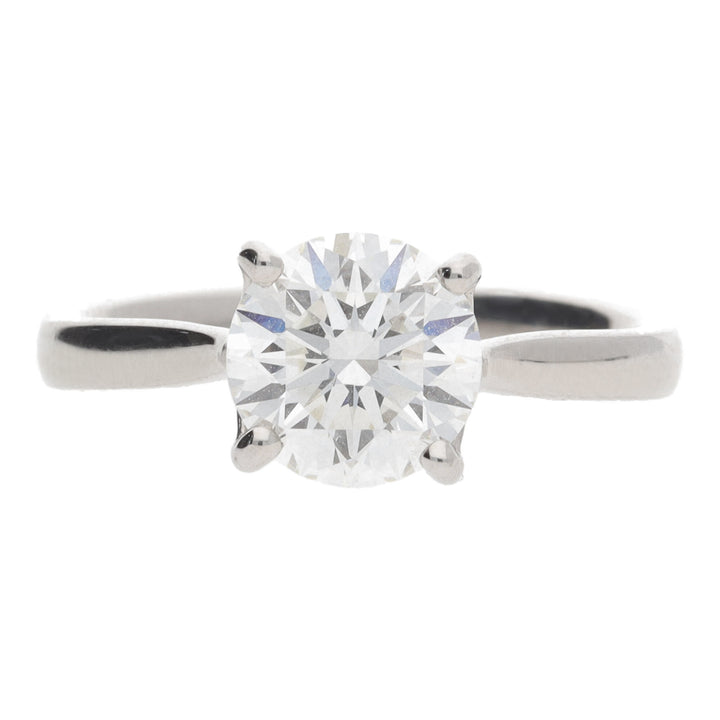 Diamond 1.70ct G VS2 Platinum Single Stone Ring - Michael Jones Jeweller