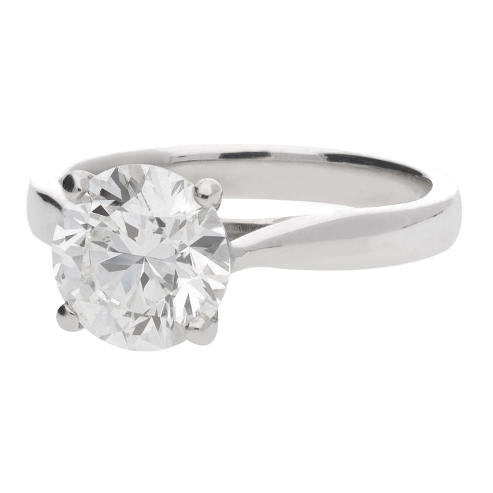 Diamond 2.02ct G SI1 Platinum Single Stone Ring - Michael Jones Jeweller