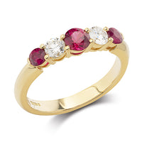 Ruby and Diamond Ring