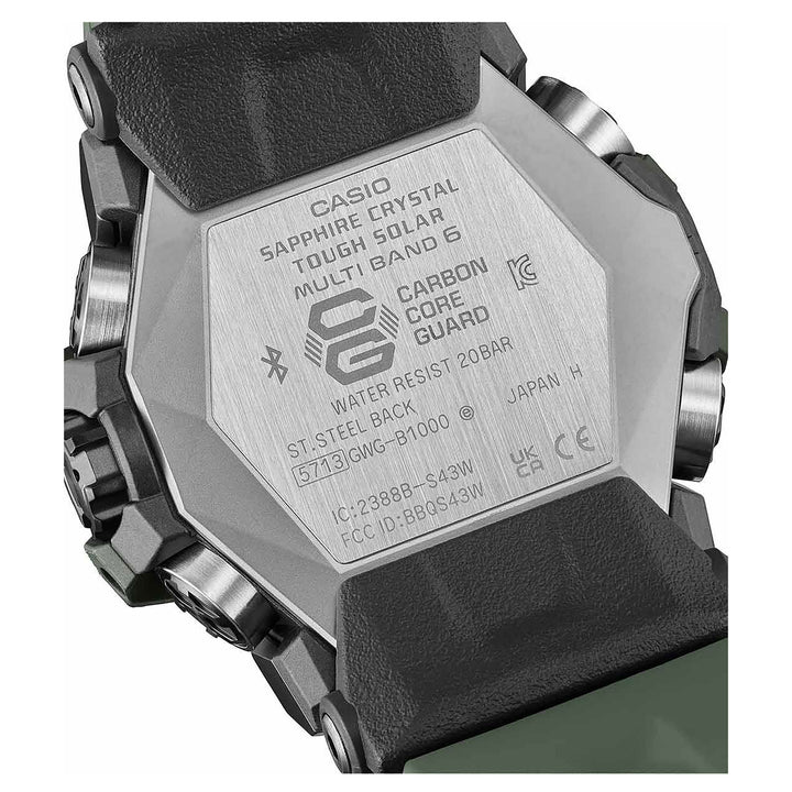 Casio G-Shock Mudmaster Tough Solar Quartz Watch GWG-B1000-3AER