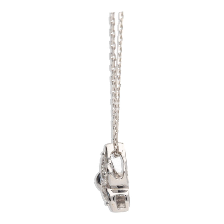 Diamond 0.26ct Flower 18ct White Gold Necklace - Michael Jones Jeweller