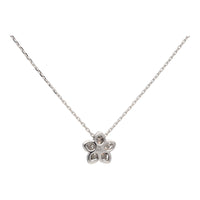 Diamond 0.26ct Flower 18ct White Gold Necklace