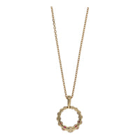 Ruby and Diamond 18ct Yellow Gold Necklace - Michael Jones Jeweller